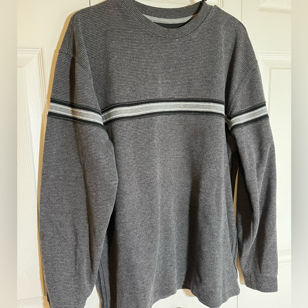 Thermal striped shirt